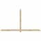 Ekena Millwork Eugene Rough Sawn Timber Gable Bracket, Douglas Fir, 108"W x 58"H x 4"D x 4"F, 13/12 Pitch GBW108X58X0404EUG00RDF - alternate 1